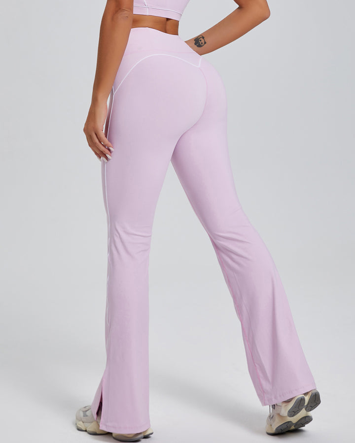 Colette Flare Leggings - Pink