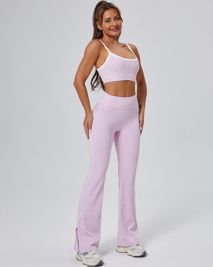 Colette Flare Leggings - Pink