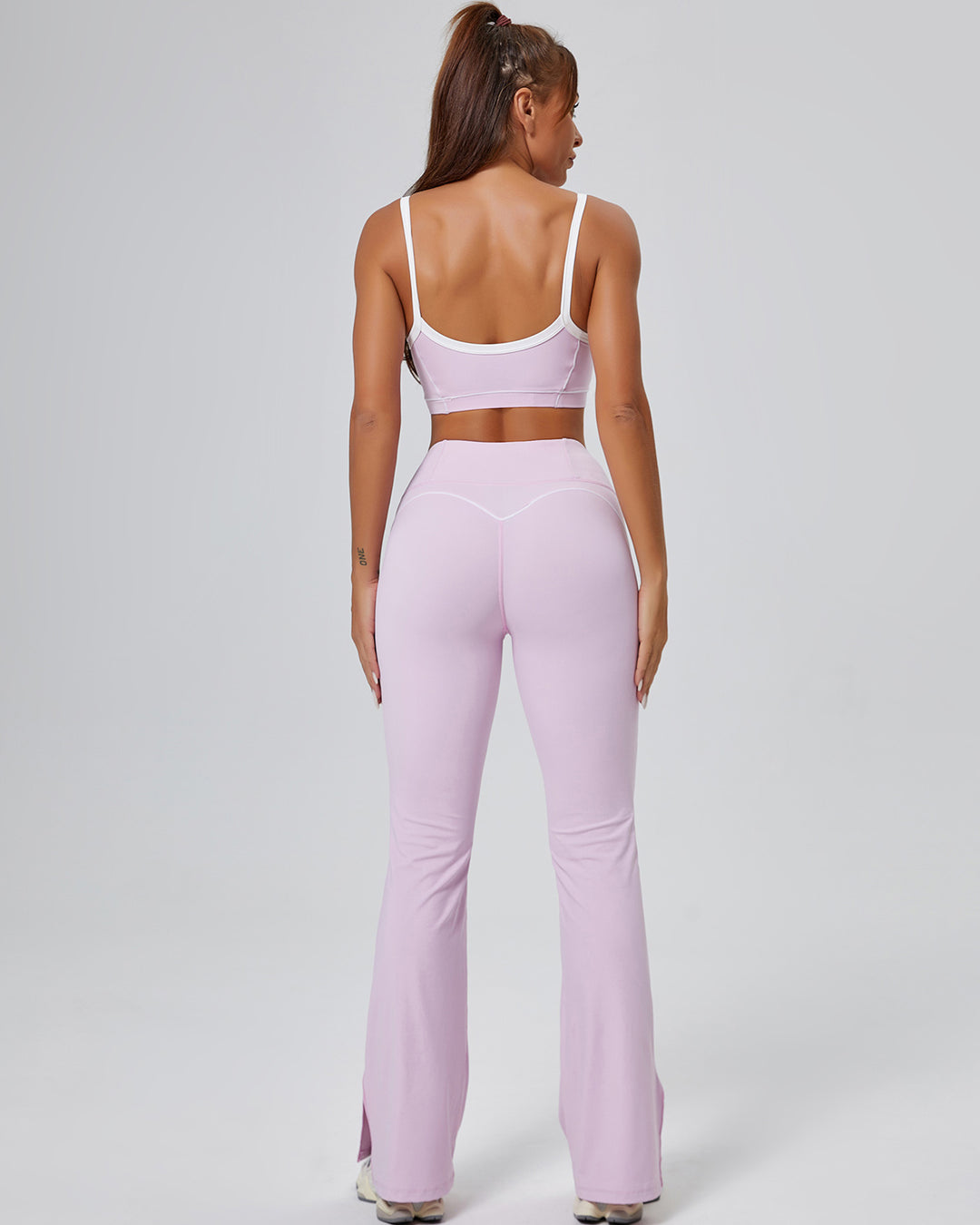 Colette Flare Leggings - Pink