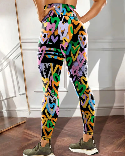 Confetti Hearts Leggings