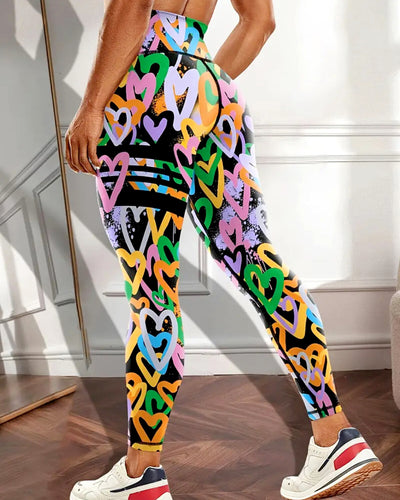 Confetti Hearts Leggings