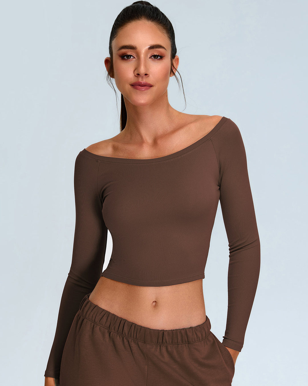Coralia Long Sleeve - Brown
