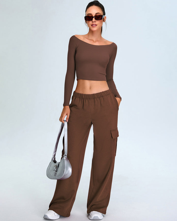 Coralia Long Sleeve - Brown