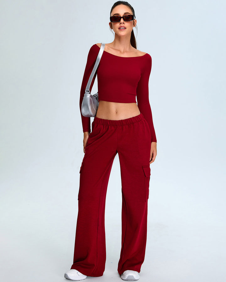 Coralia Pants - Red