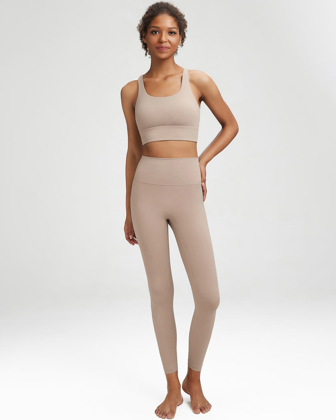 Cordelia Seamless Leggings - Beige