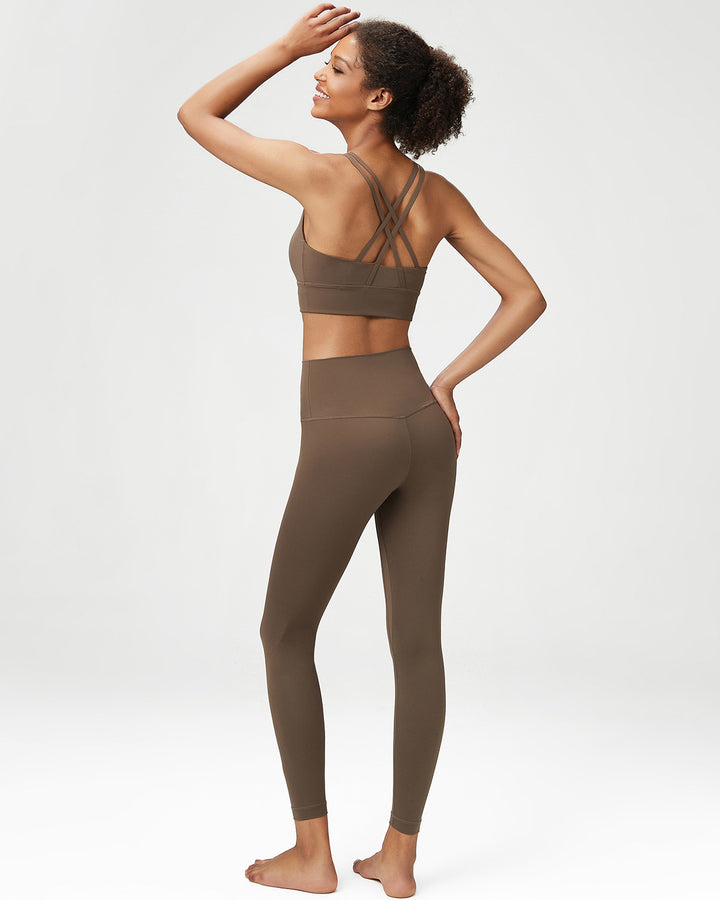 Cordelia Seamless Leggings - Brown