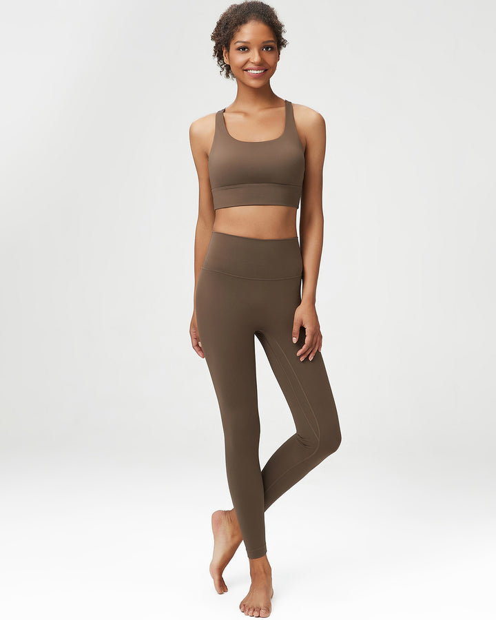 Cordelia Seamless Leggings - Brown