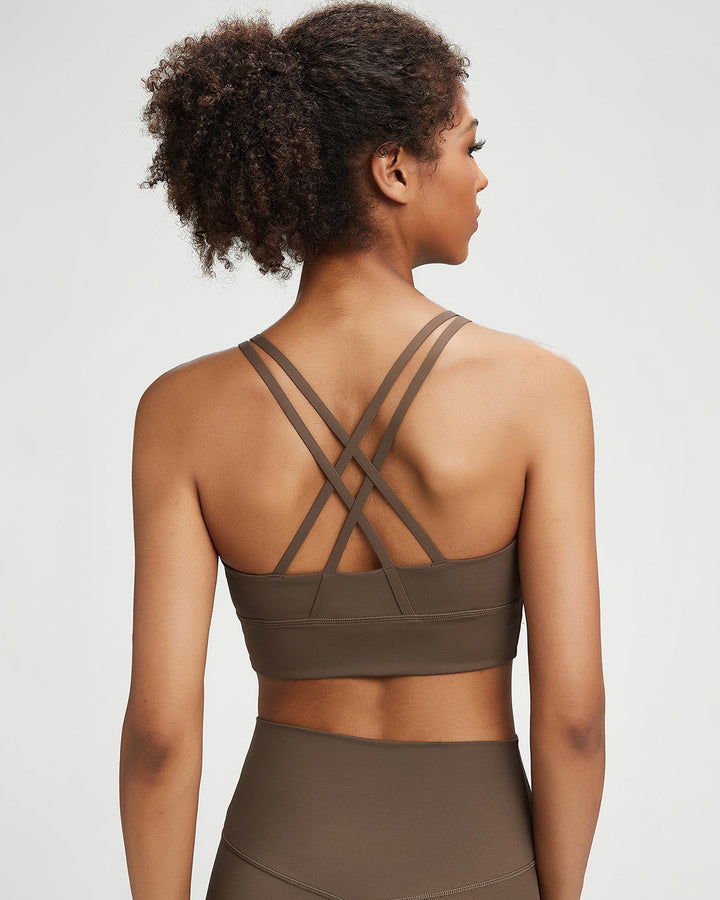 Cordelia Sports Bra - Brown