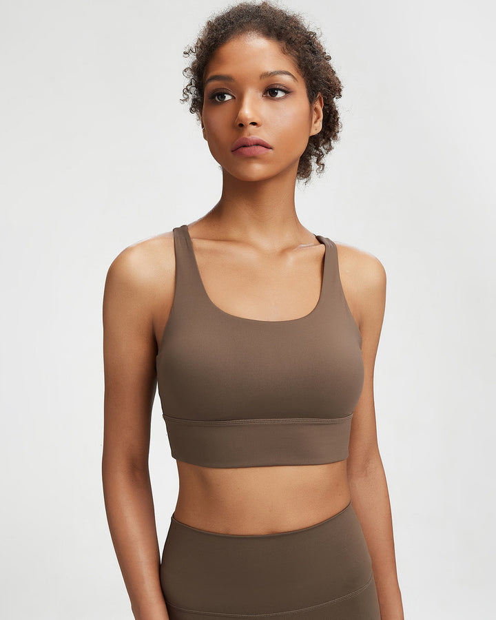 Cordelia Sports Bra - Brown