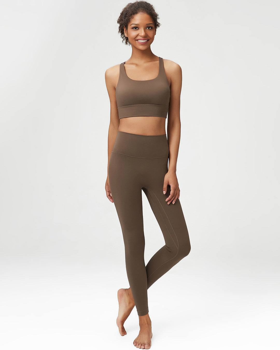 Cordelia Sports Bra - Brown