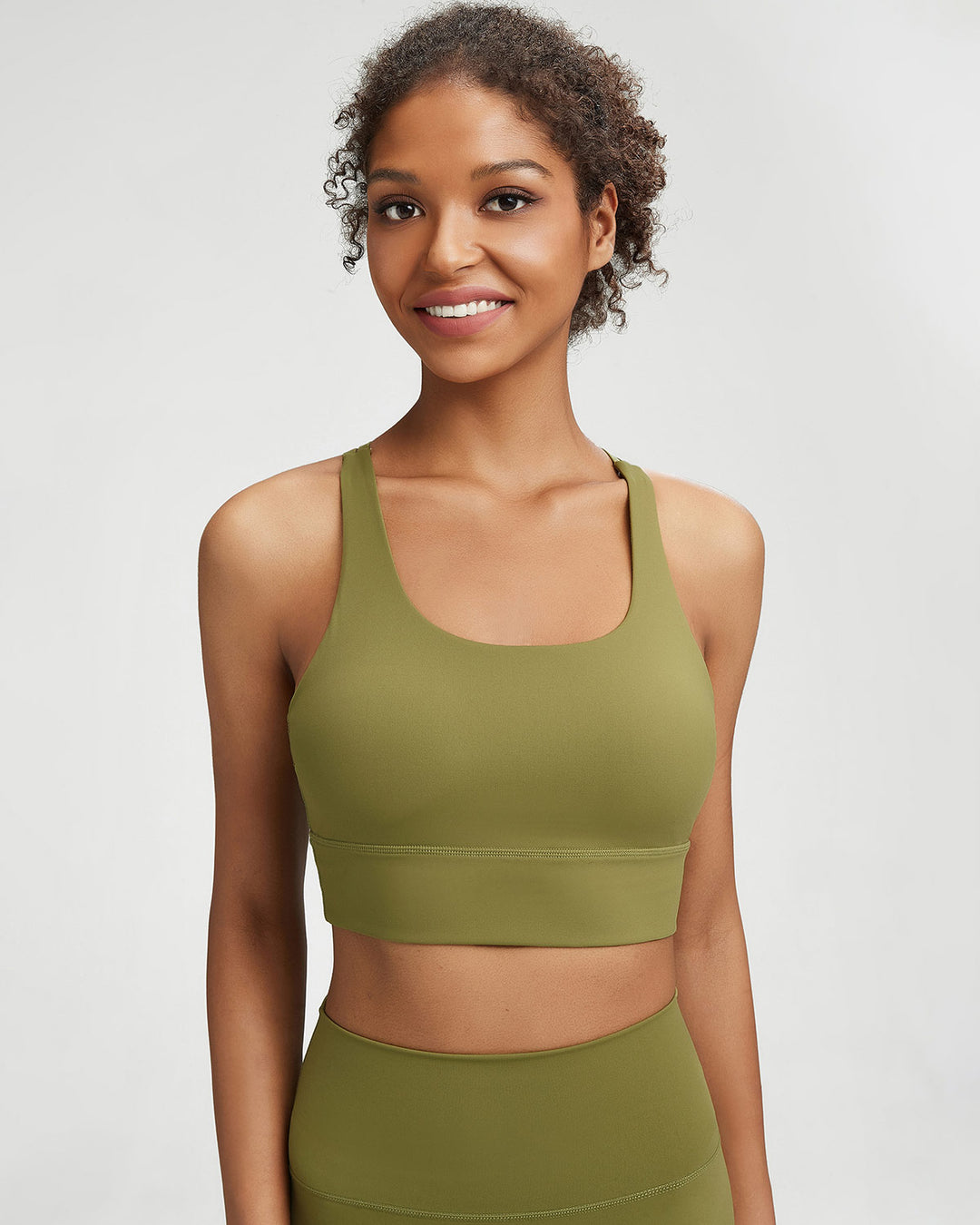 Cordelia Sports Bra - Olive