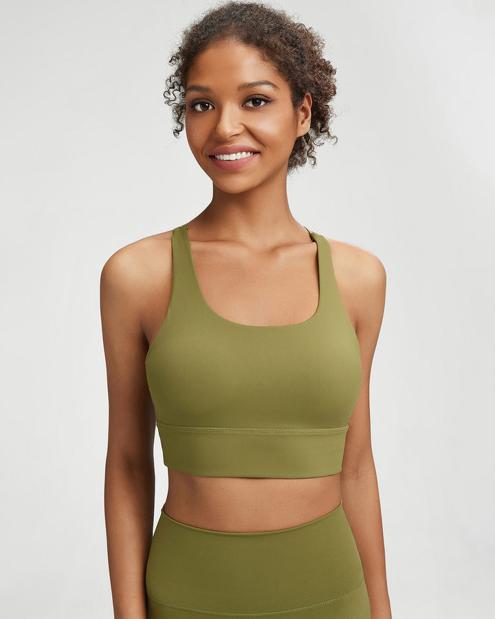 Cordelia Sports Bra - Olive