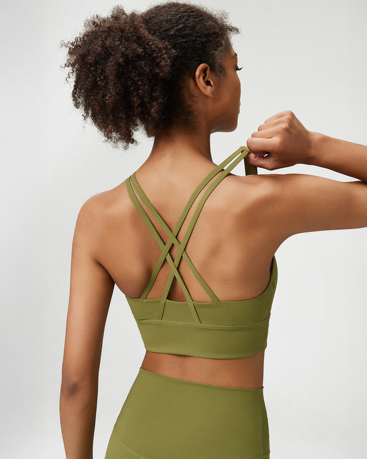 Cordelia Sports Bra - Olive