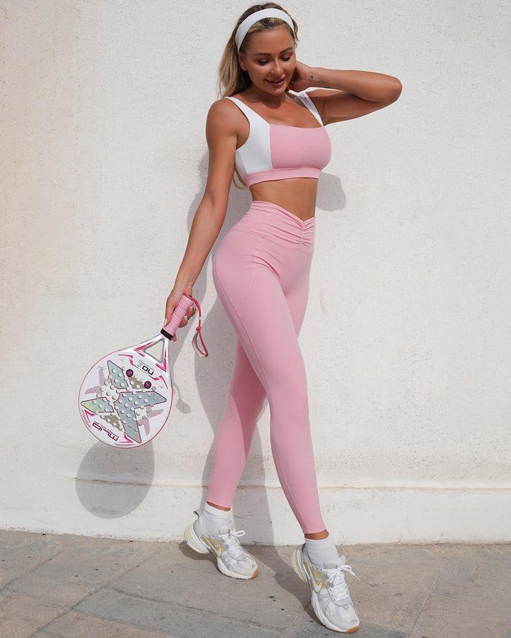 Corinne Seamless Leggings - Pink