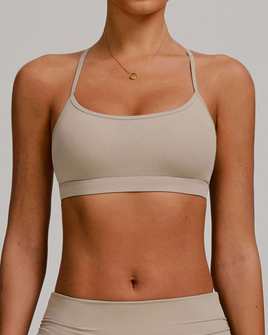 Cressida Sports Bra - Beige