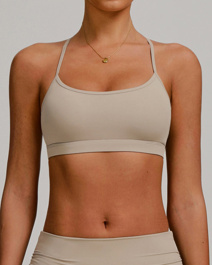 Cressida Sports Bra - Beige