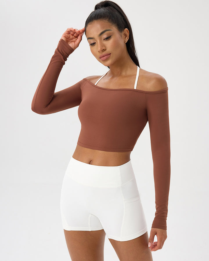 Delilah Long Sleeve - Brown