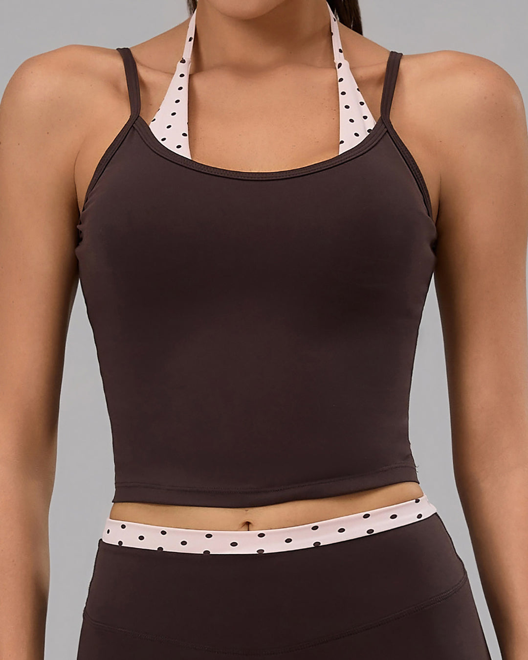 Denara Crop Top - Brown