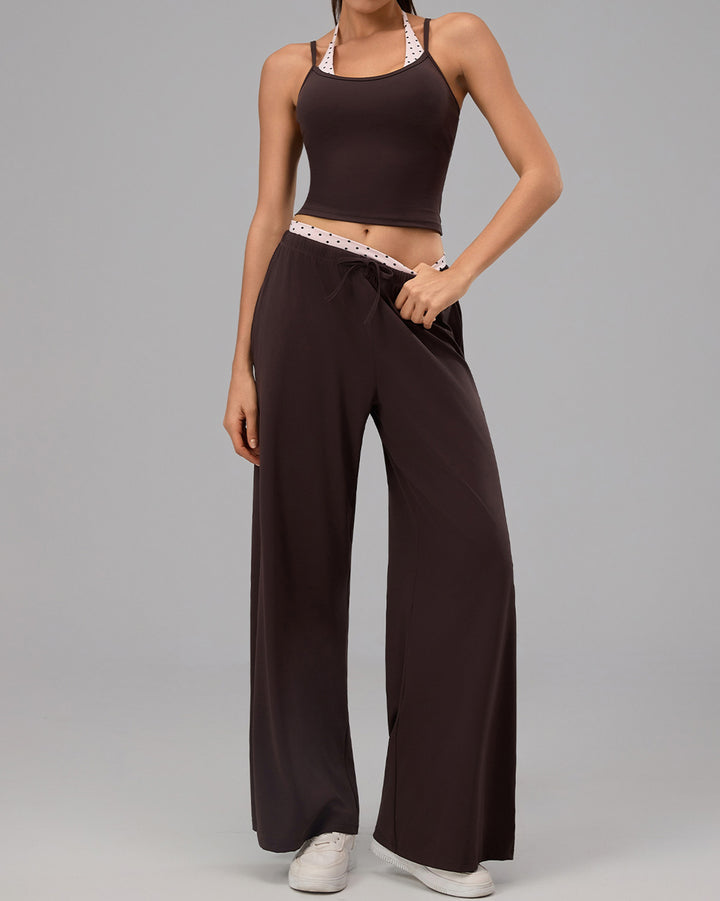 Denara Crop Top - Brown