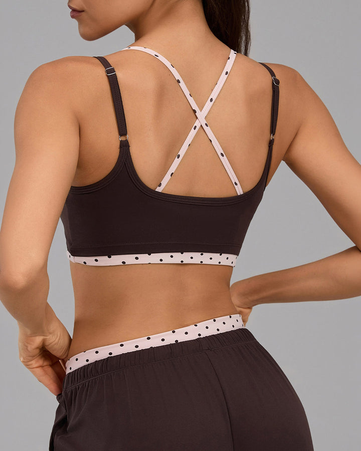 Denara Sports Bra - Brown