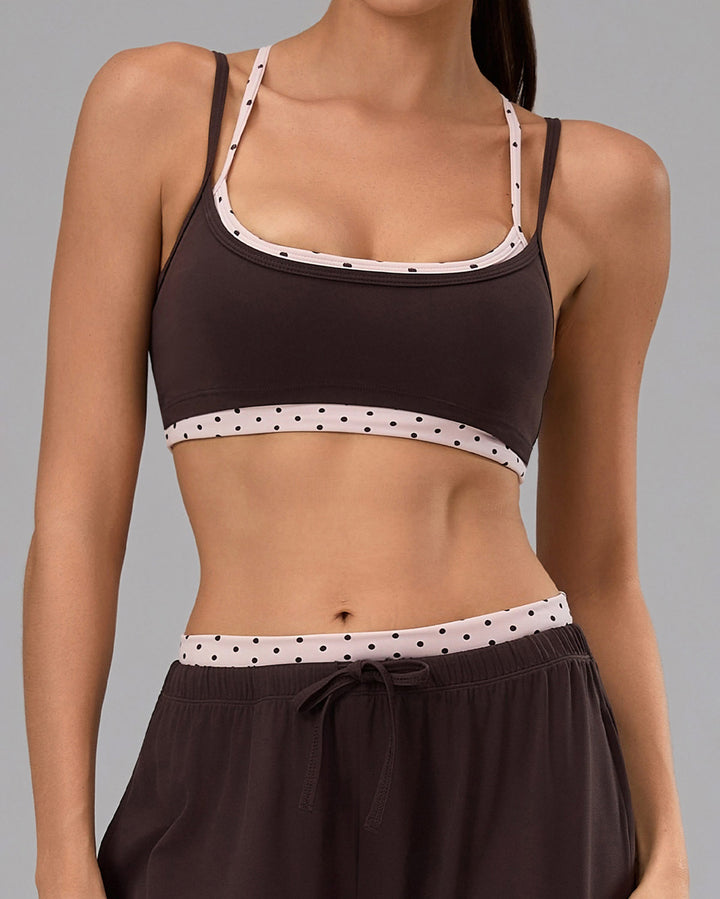 Denara Sports Bra - Brown