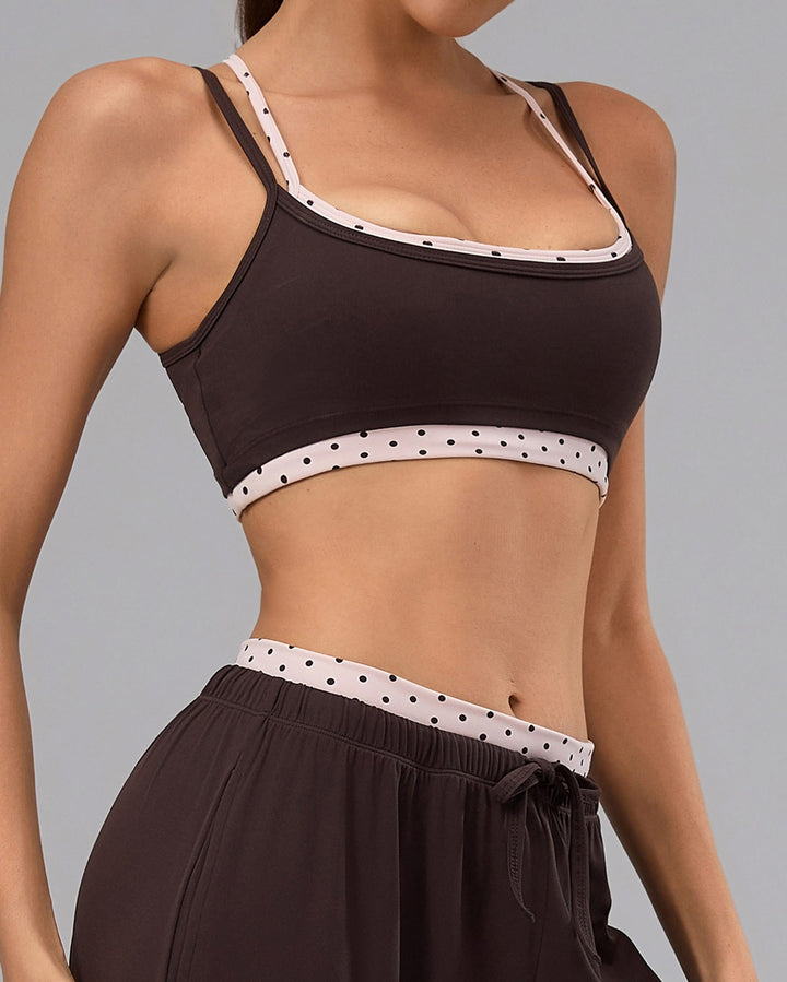 Denara Sports Bra - Brown