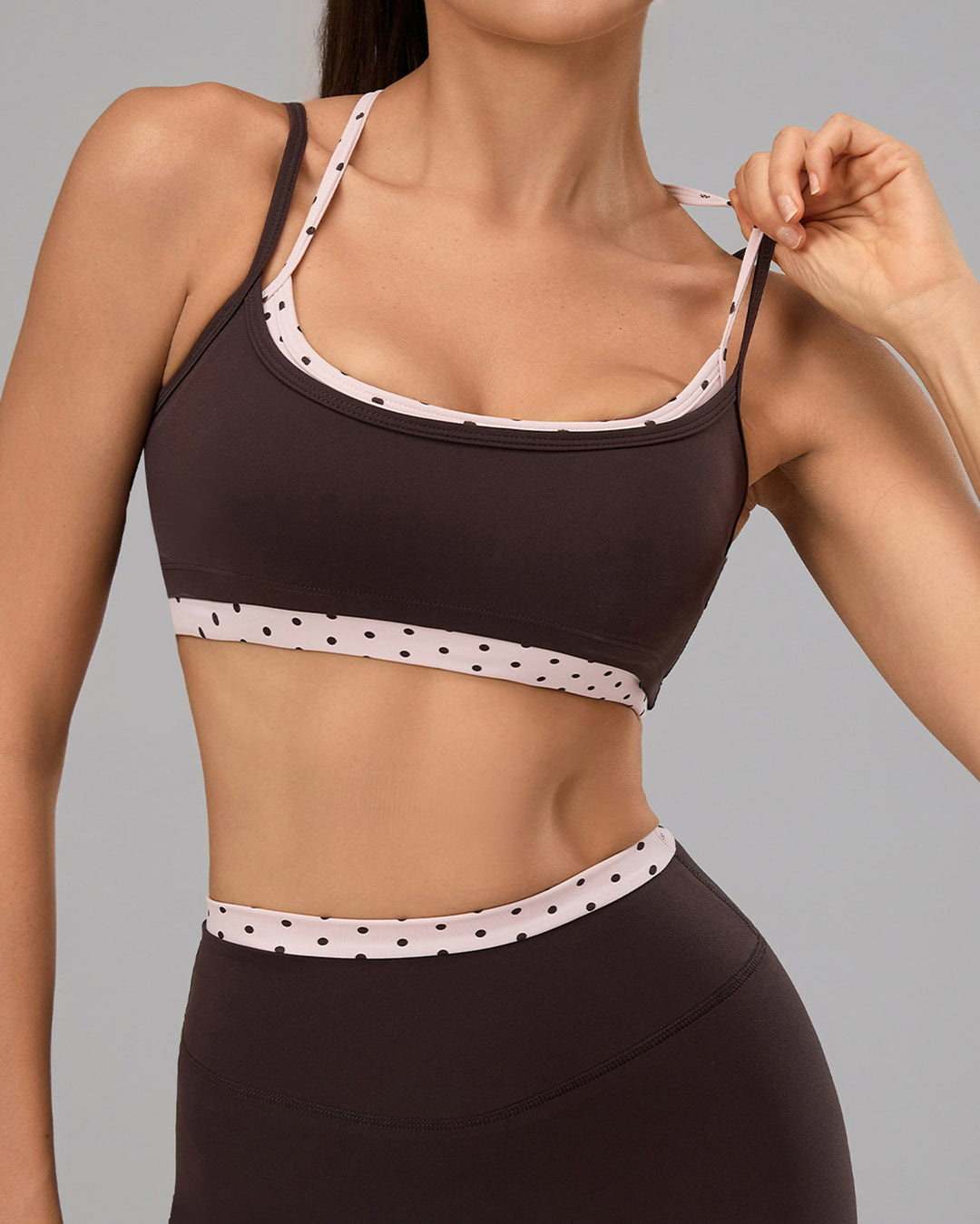 Denara Sports Bra - Brown