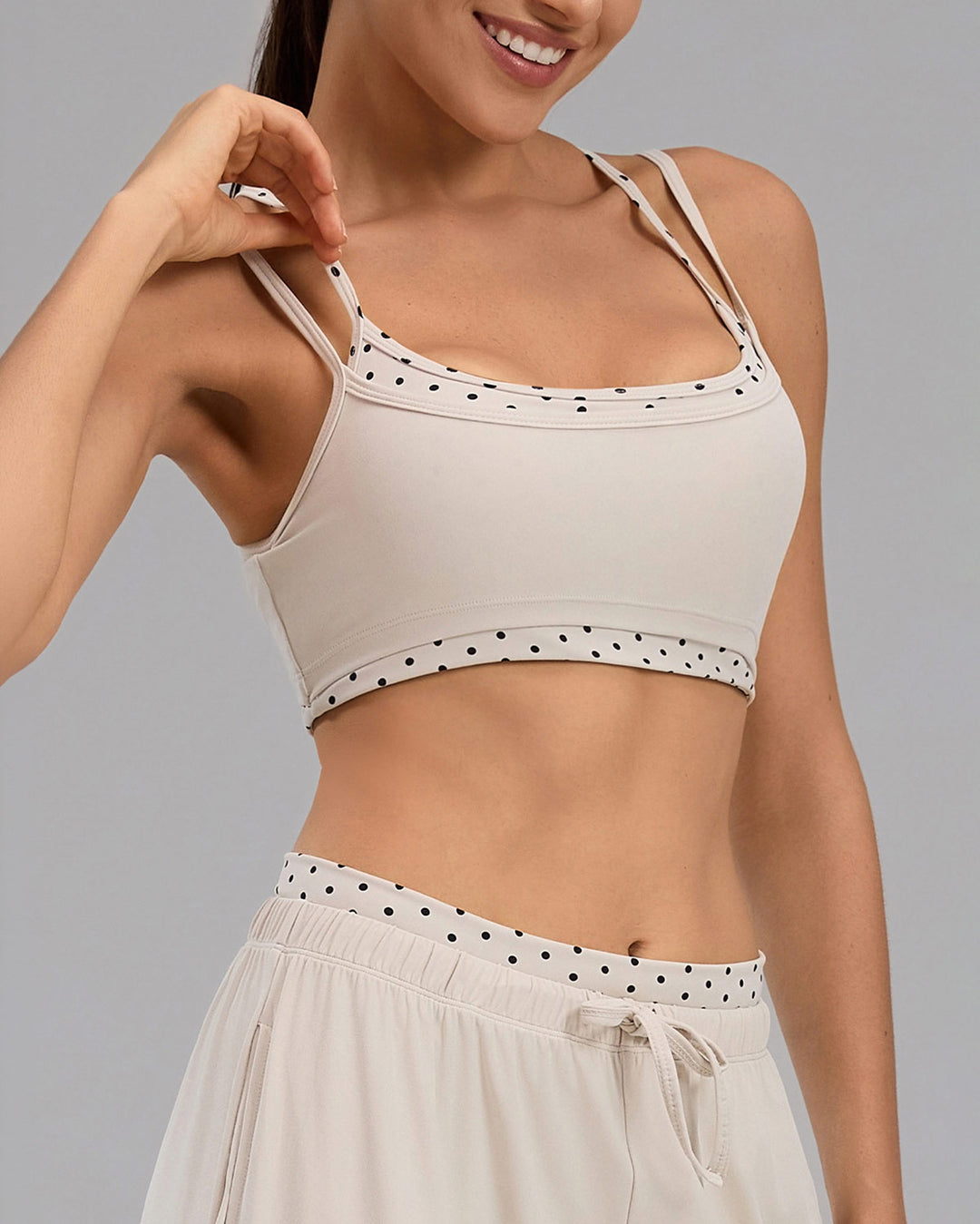 Denara Sports Bra - Cream