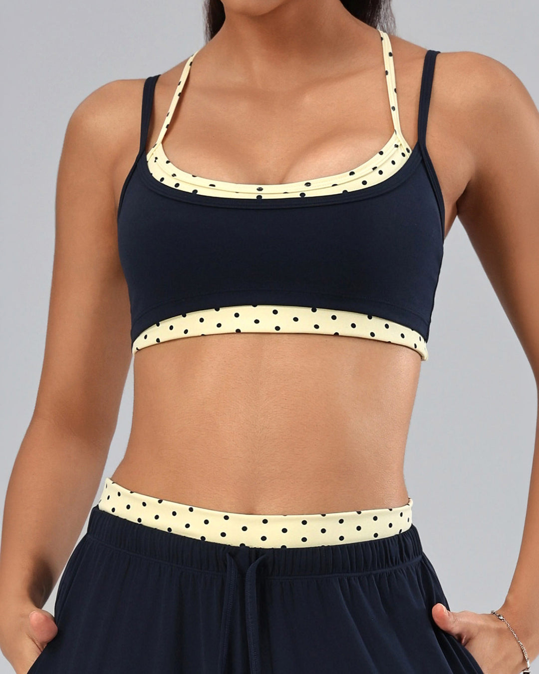 Denara Sports Bra - Navy