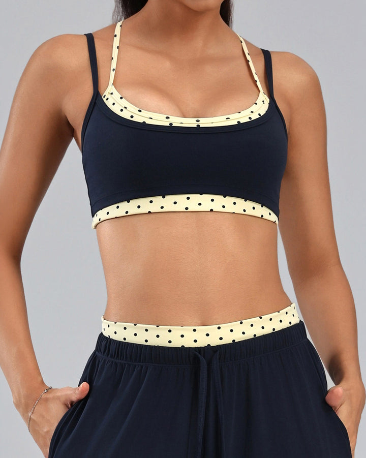 Denara Sports Bra - Navy