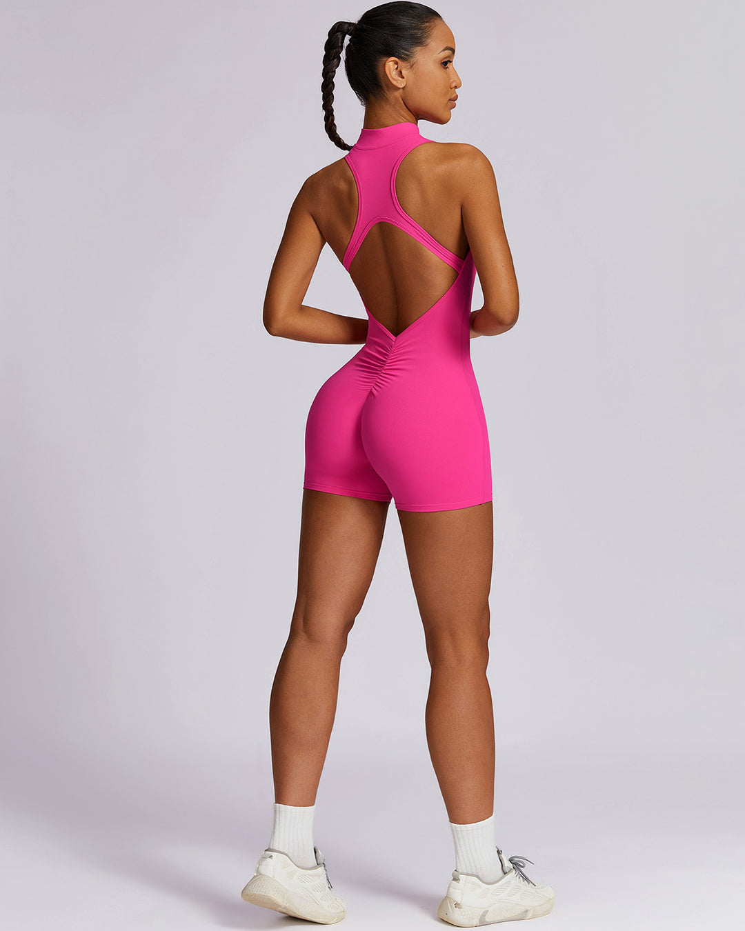 Devyn Jumpsuit - Fuchsia