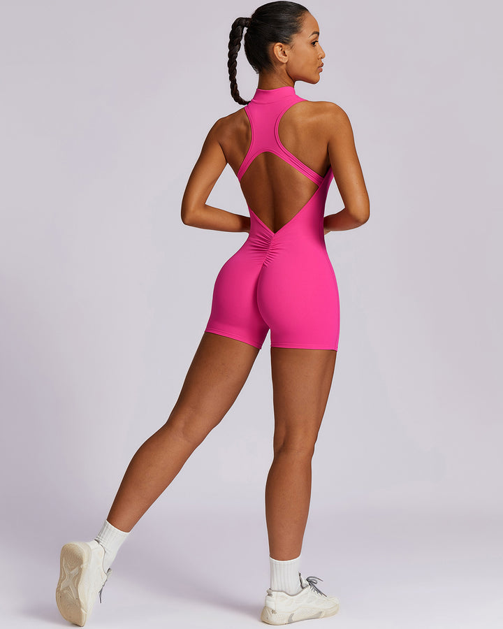 Devyn Jumpsuit - Fuchsia