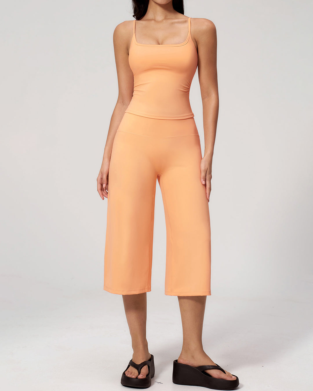 Draya Seamless Capri - Peach