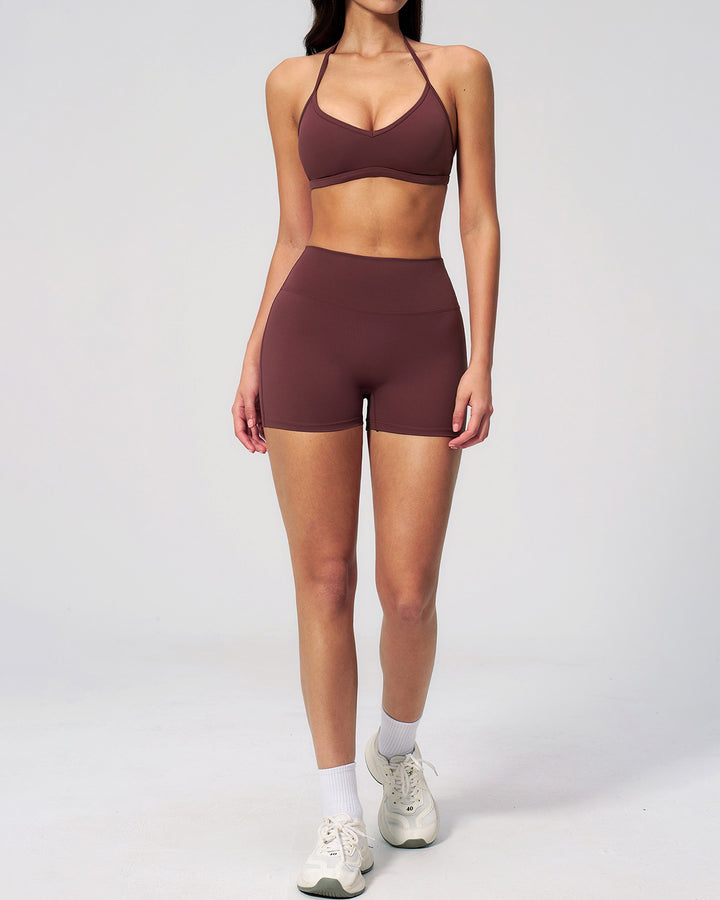 Draya Seamless Shorts - Brown