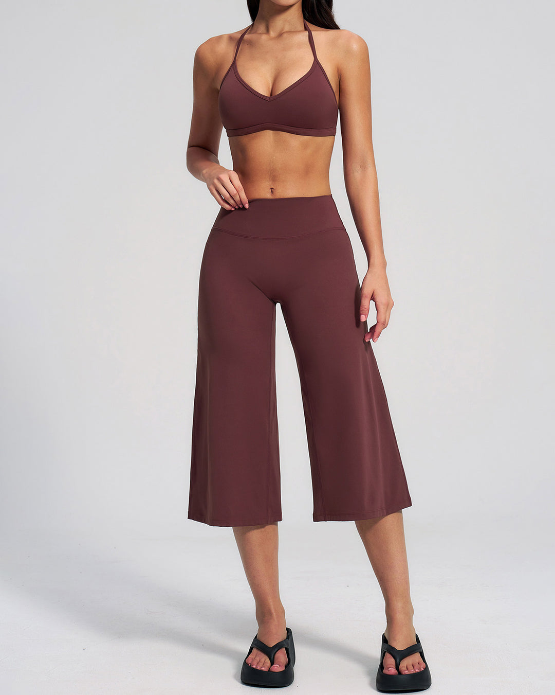 Draya Sports Bra - Brown