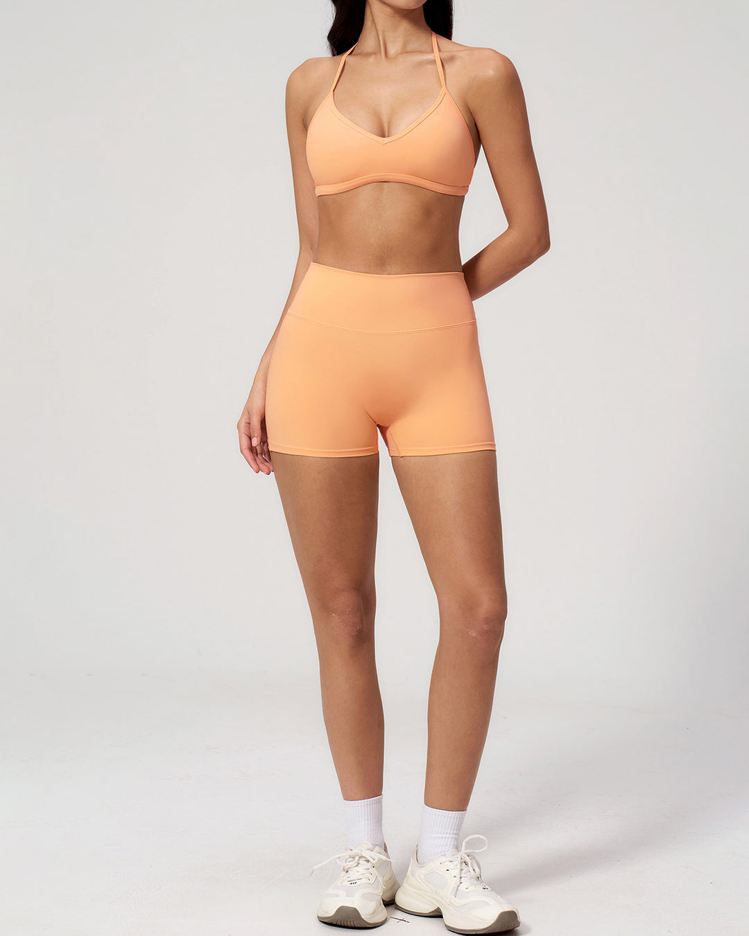 Draya Sports Bra - Peach
