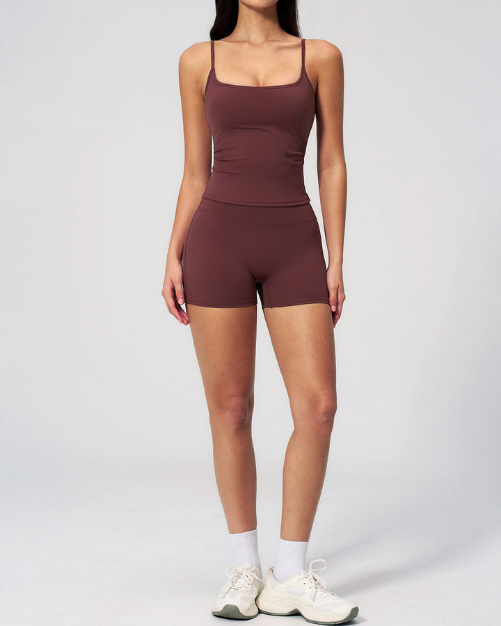 Draya Tank Top - Brown