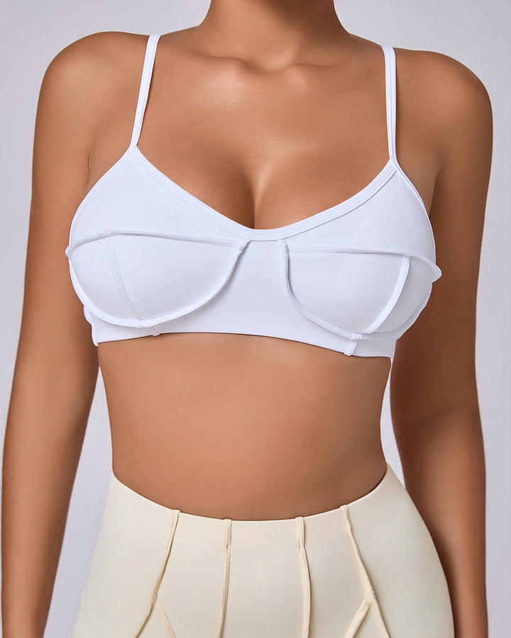 Kira Sports Bra - White