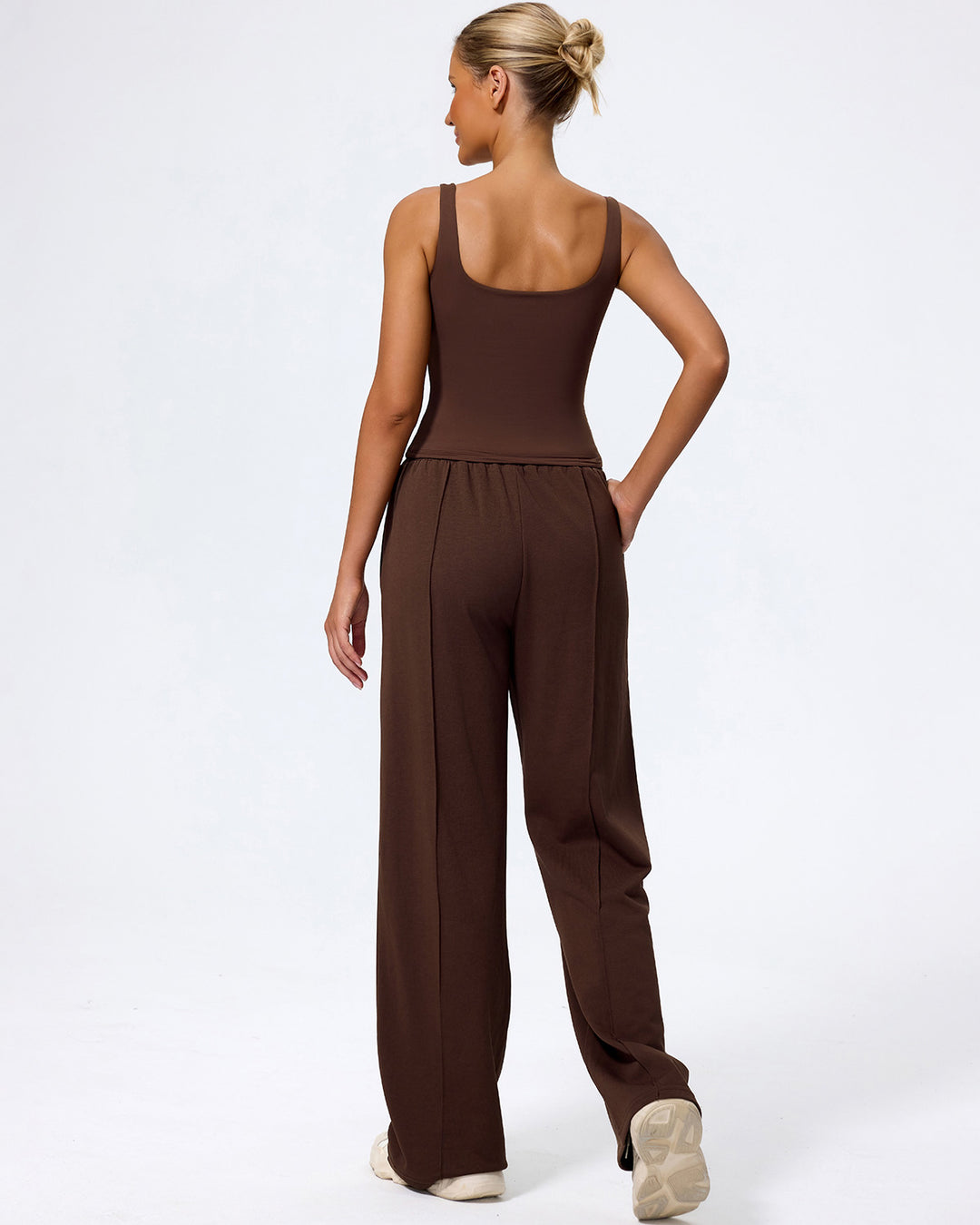 Eden Crop Top - Brown