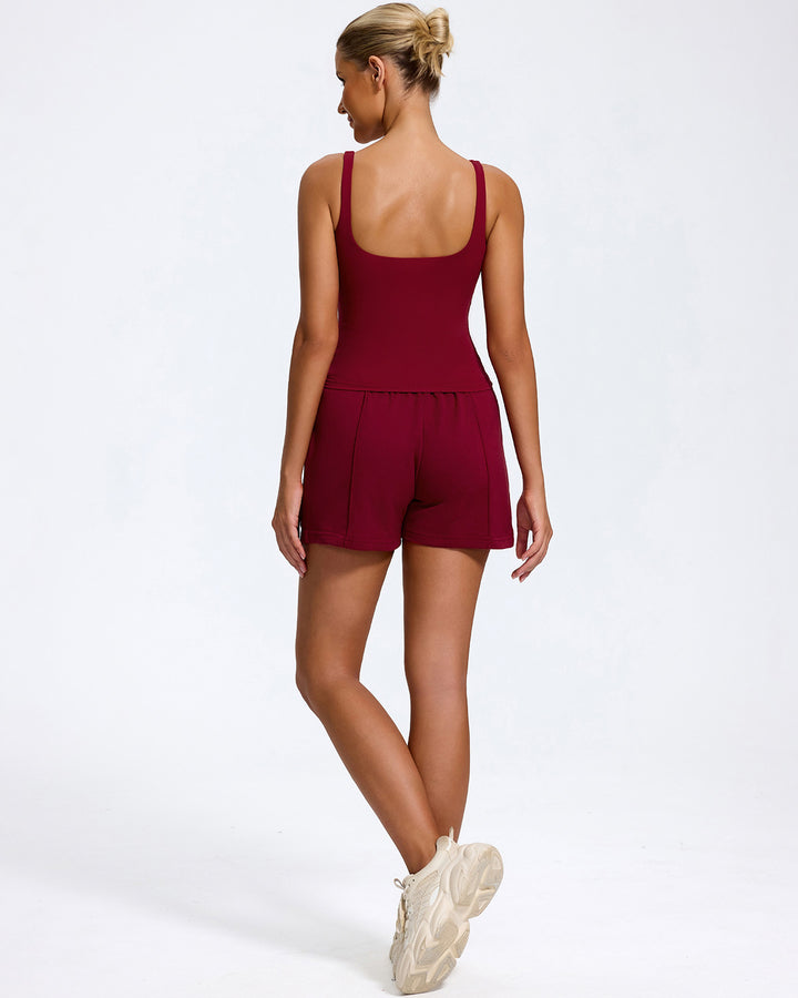 Eden Crop Top - Red