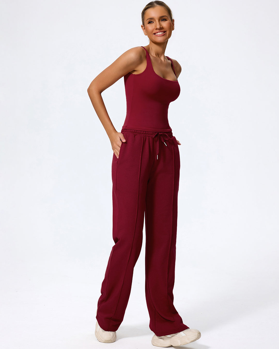 Eden Crop Top - Red