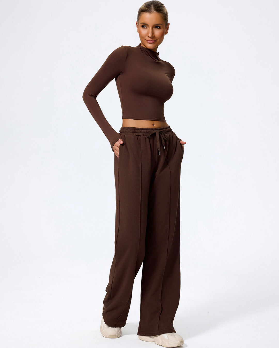 Eden Long Sleeve - Brown