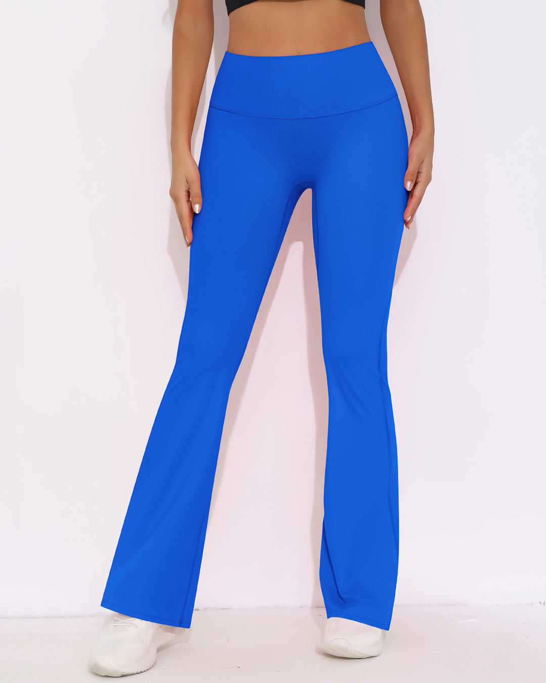 Elara Scrunch Flare Leggings Royal Blue – Amelia Activewear