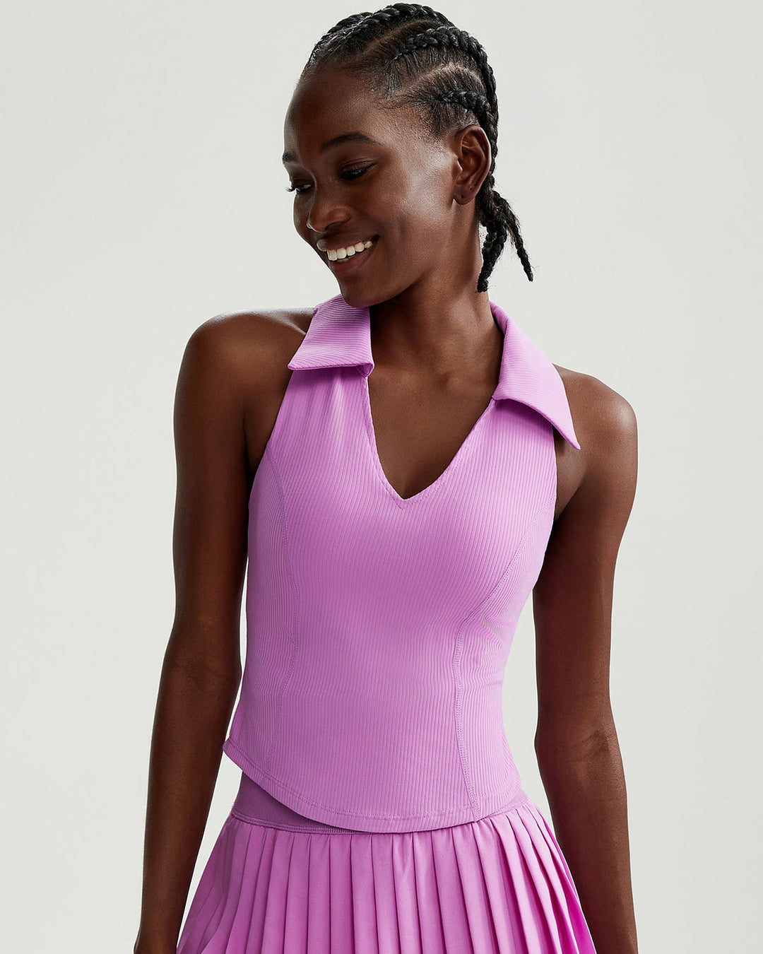Eleni Crop Top - Lavender