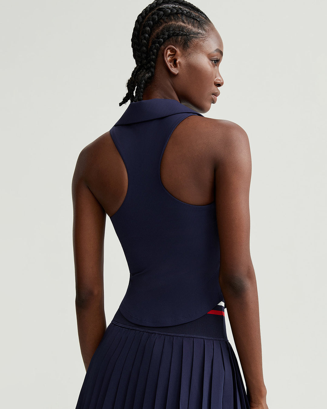 Eleni Crop Top - Navy