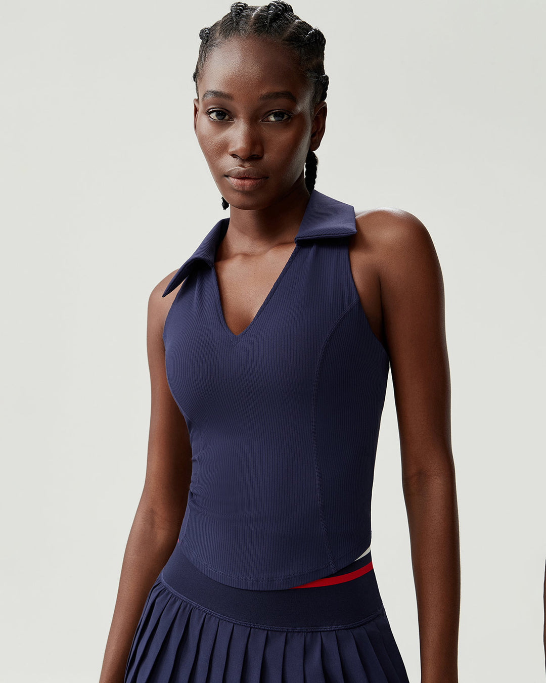 Eleni Crop Top - Navy