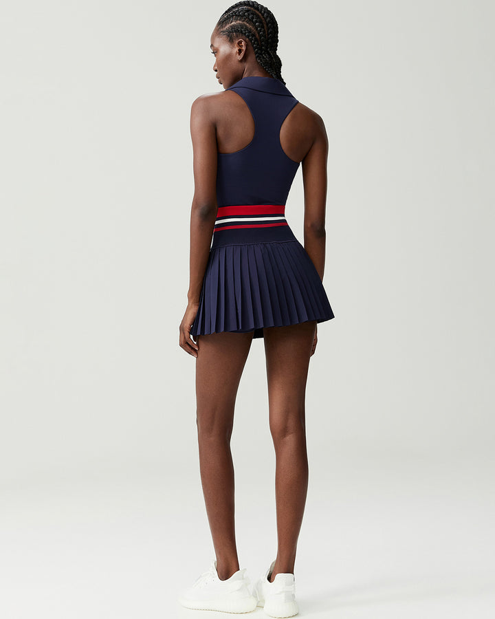 Eleni Crop Top - Navy