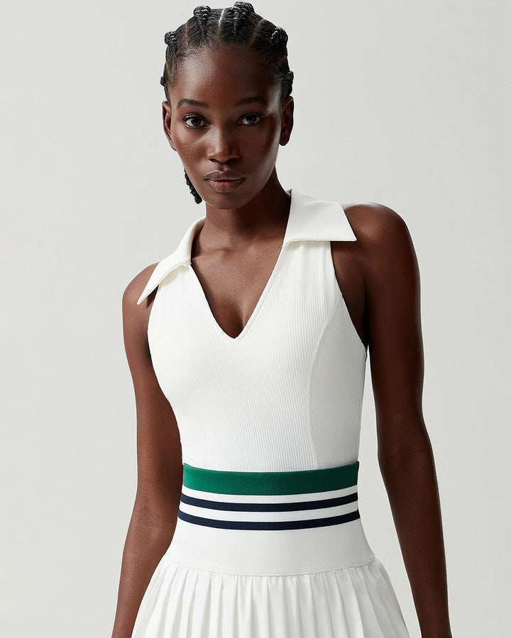 Eleni Crop Top - White