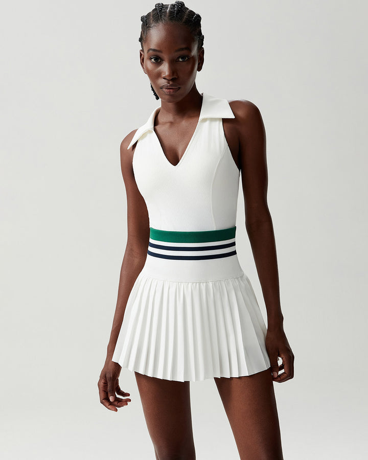 Eleni Skirt - White Emerald