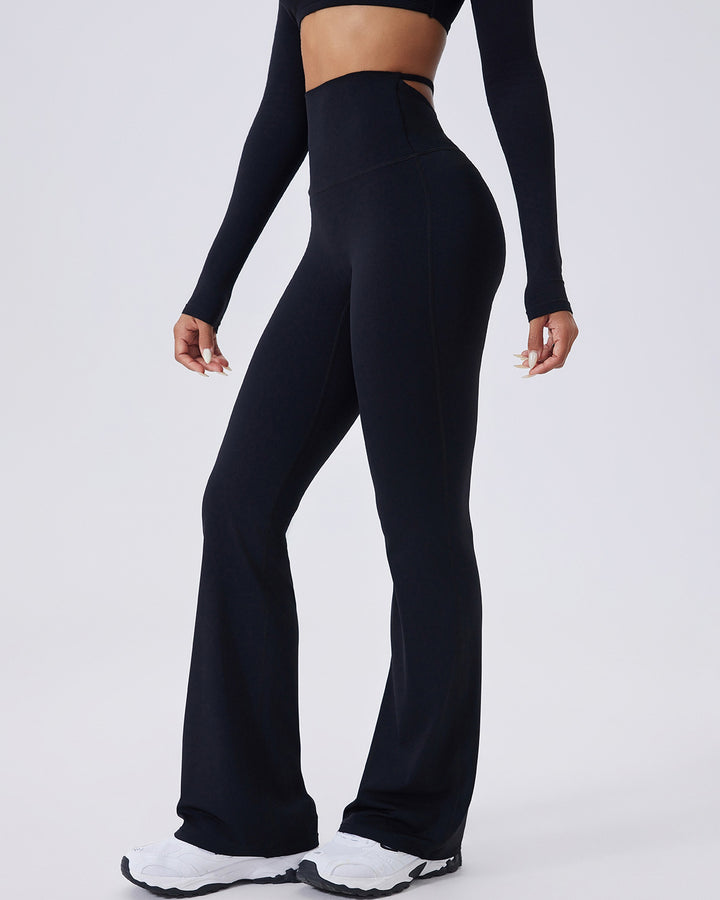 Elise Flare Leggings - Black